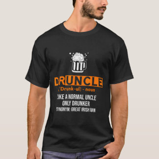 Druncle Funny St Patricks Day 2020 Iri-shirt  Tシャツ