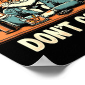 Drunk Cigs Don't Count Funny Cigarette Humor Smoki ポスター (角)