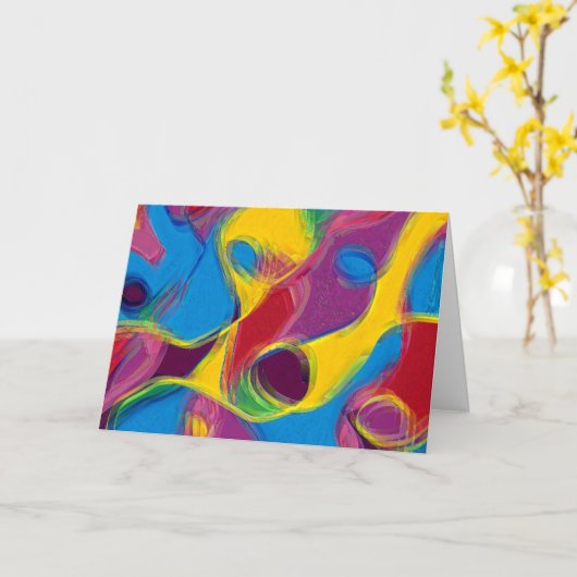 Drunk on Candy カード (黄色い花)