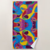 Drunk on Candy ビーチタオル (正面)