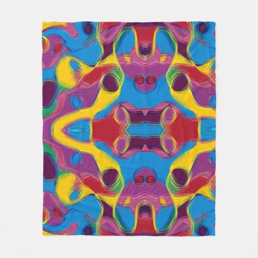 Drunk on Candy フリースブランケット (正面)