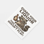 Drunk Raccoon スタンダードランチョンナプキン (角)