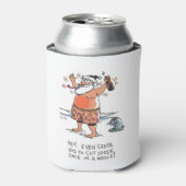 Drunk Santa can cooler 缶クーラー (缶正面)