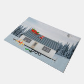 Drunk Santa DoorMat ドアマット (アングル)