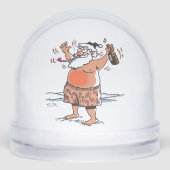 Drunk Santa snow globe (正面)