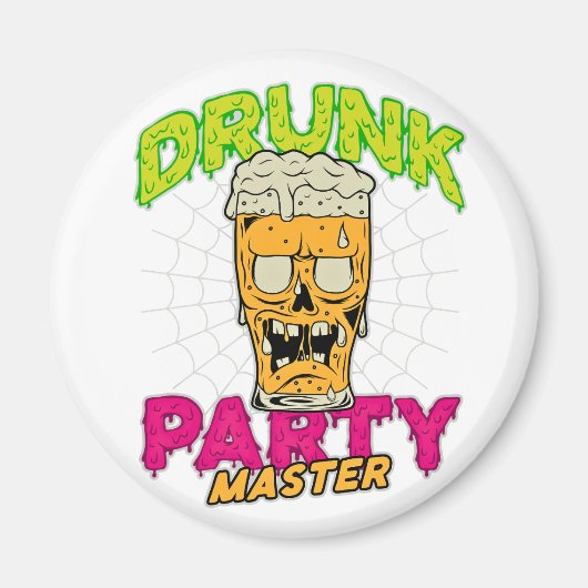 Drunk Zombie Magnet マグネット (正面)