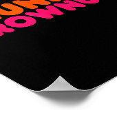 Drunkin' Grown - Funny Parody Party Drinking Lover ポスター (角)