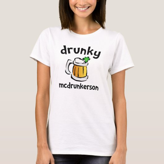 Drunkyビール Tシャツ (正面)