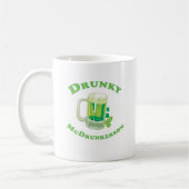 Drunky McDrunkerson コーヒーマグカップ (左)