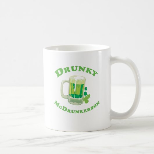 Drunky McDrunkerson コーヒーマグカップ (右)