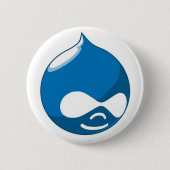 Drupal 缶バッジ (正面)