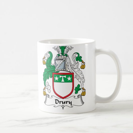 Druryの家紋 コーヒーマグカップ (右)