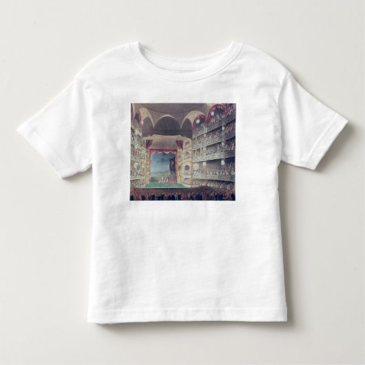 Druryの車線の劇場1808年のインテリア トドラーTシャツ (正面)