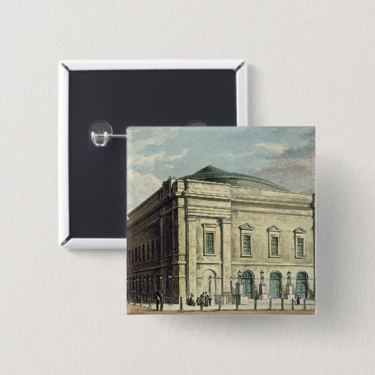 、Druryの車線は王室のな、劇場ロンドンで、設計しました 缶バッジ (正面&裏面)