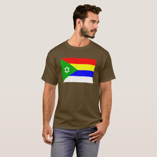 Druze IDFフラグ Tシャツ (正面フル)
