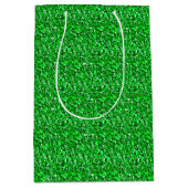 Druzyの水晶-エメラルドグリーン ミディアムペーパーバッグ (正面)