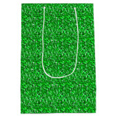 Druzyの水晶-エメラルドグリーン ミディアムペーパーバッグ (裏面)