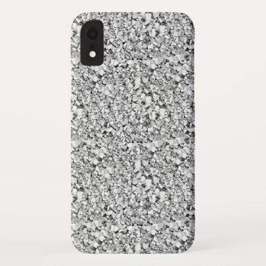 Druzy結晶-白金ゴールド色 Case-Mate iPhoneケース (裏面)