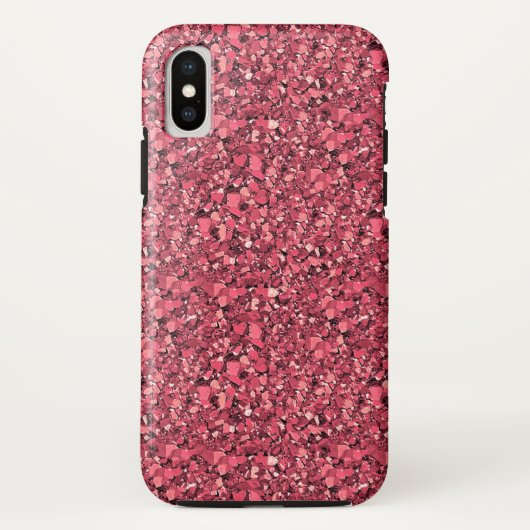Druzy crystal – ガーネットレッド Case-Mate iPhoneケース (裏面)