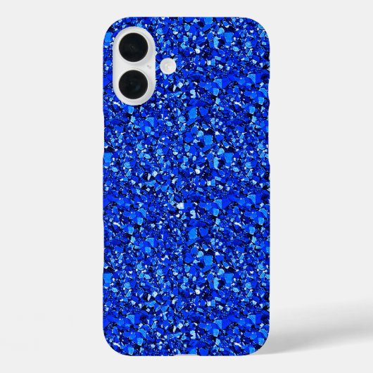 Druzy crystal – サファイアブルー Case-Mate iPhoneケース (裏面)