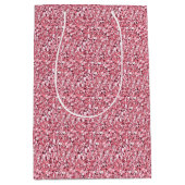 Druzy crystal -バラクォーツピンク ミディアムペーパーバッグ (正面)