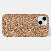 Druzy crystal -バラ金ゴールド色 Case-Mate iPhoneケース (裏面 (横))