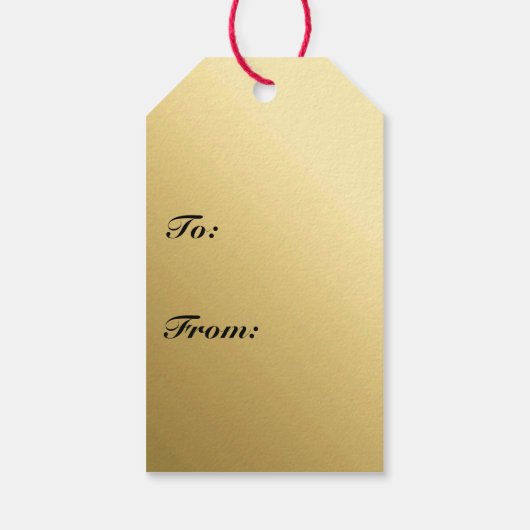 Druzy crystal – 金属金ゴールド ギフトタグ (裏面)