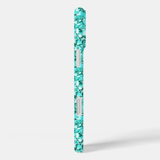 Druzy crystal - aquamarine blue Case-Mate iPhoneケース (裏面 / 右)
