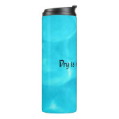 Dryはオプションの黒レタリング タンブラー (回転左)