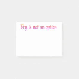 Dryはオプション文字 ポストイット