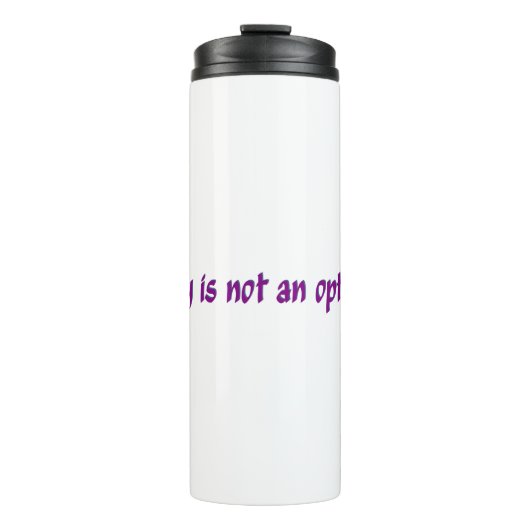 Dryはダークピンクのオプションではない タンブラー (正面)