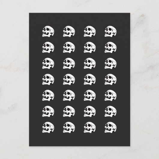 Dry as a Bone Pattern Iポストカード ポストカード (正面)