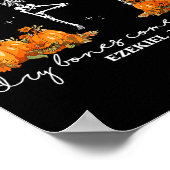 Dry Bones Come Alive Halloween Skeleton Dancing Ch ポスター (角)