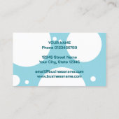 Dry cleaning laundry service laundromat 名刺 (裏面)