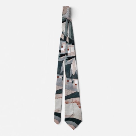 Dry Cooler Garden by Paul Klee ネクタイ (裏面)