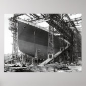 DRY DOCK BELFAST - TITANIC 1911 ポスター (正面)