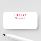 Dry Erase再利用可能なカスタマイズ可能なHello My 名札 (インサイチュ)