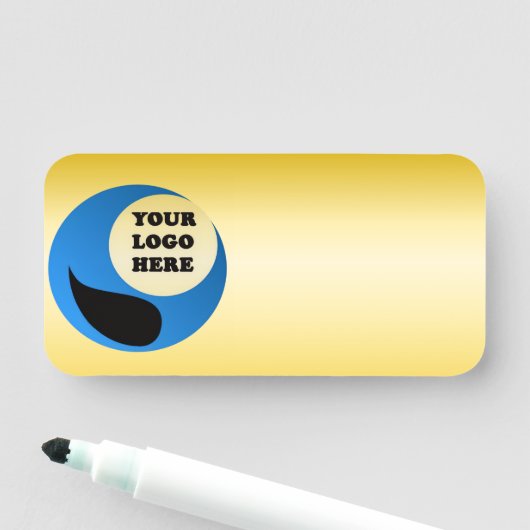Dry Erase Blank Logo Name Tag Badge 名札 (インサイチュ)