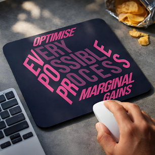 Dry Motivation Marginal Gains Midnight Berry マウスパッド