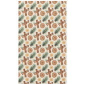 Dry Oranges Cinnamon Sticks Fir Branches テーブルクロス (正面)