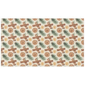 Dry Oranges Cinnamon Sticks Fir Branches テーブルクロス (正面(横))