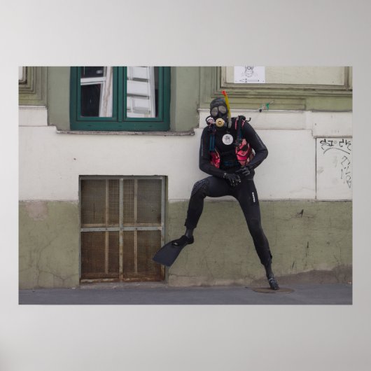 Dry Scuba Diver ポスター (正面)