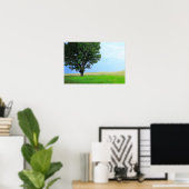 Dry Storm Over Oklahoma Grasslands III (Col Sat) ポスター (ホームオフィス)