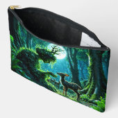 Dryad queen of the enchanted forest at night art アクセサリーポーチ (見開き)