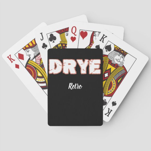 drye text bold thypo トランプ (裏面)