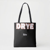 drye text bold thypo トートバッグ (正面)