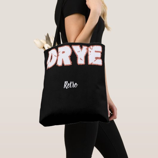 drye text bold thypo トートバッグ (クローズアップ)
