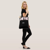 drye text bold thypo トートバッグ (モデル)