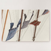 Drying clothes, village ジグソーパズル (横)