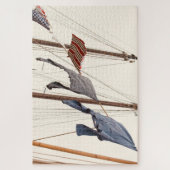 Drying clothes, village ジグソーパズル (縦)